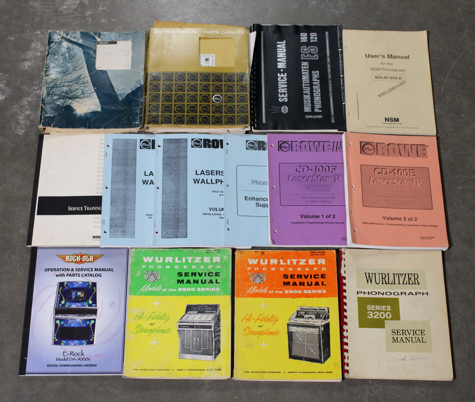 Jukebox Manuals incl. Wurlitzer and Rockola (1 of 1)