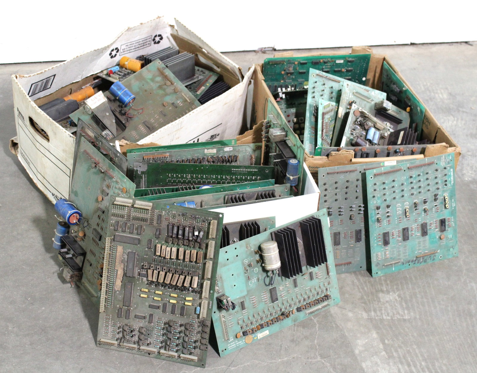 Large Lot of Pinball Boards: Untested. Assume they are for parts or repair. In-house shipping available.