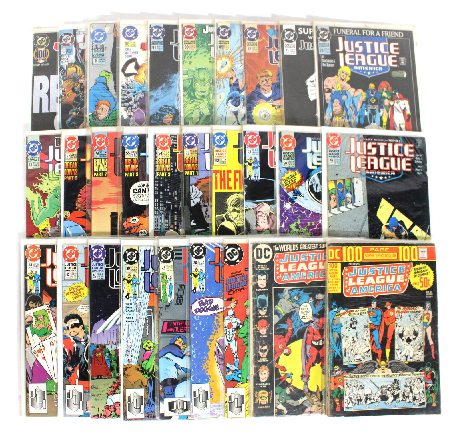DC Comics Justice League of America Comic Books (1 of 3)