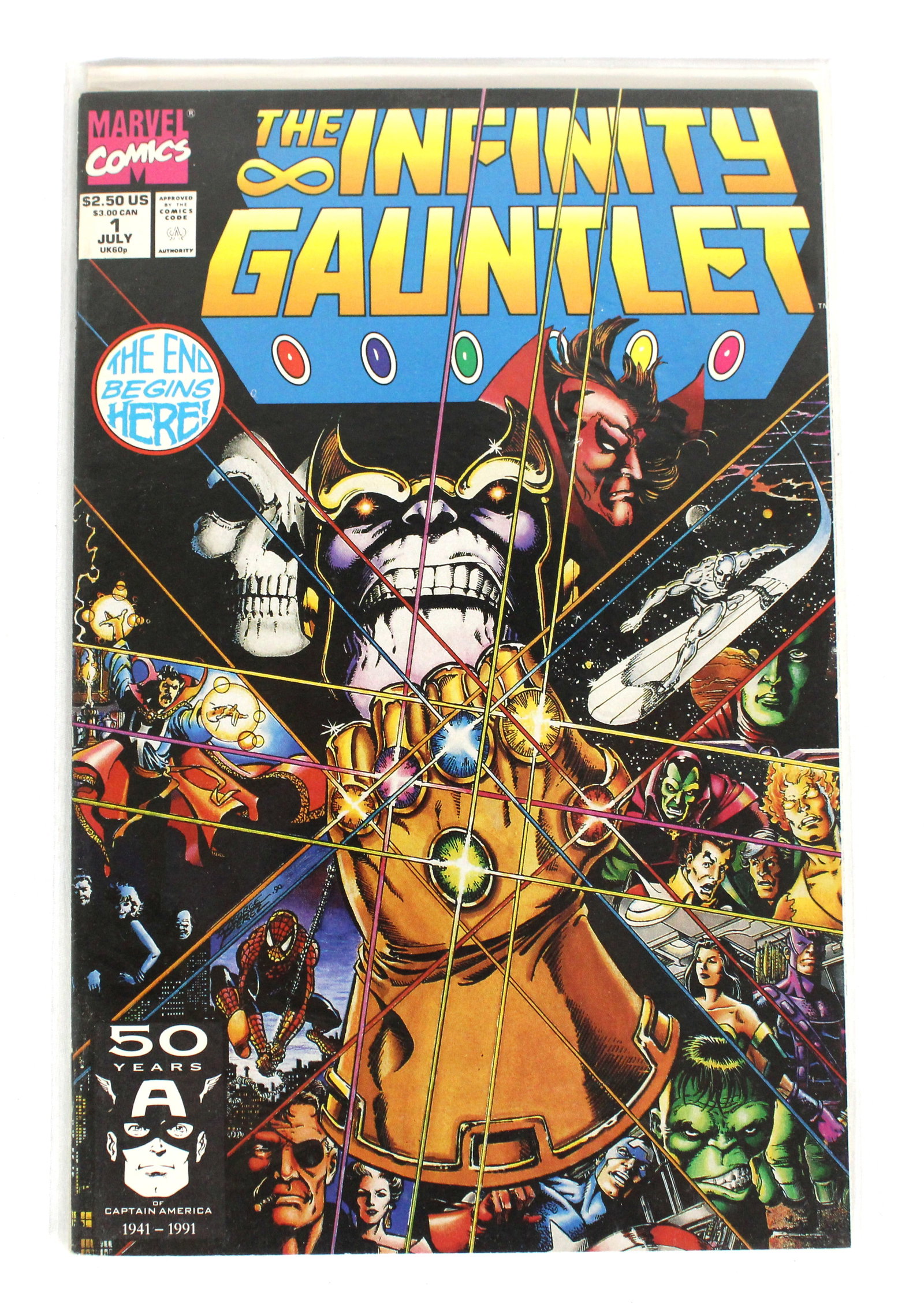 Marvel Infinity Gauntlet Issue # 1 Comic Book (1 of 1)