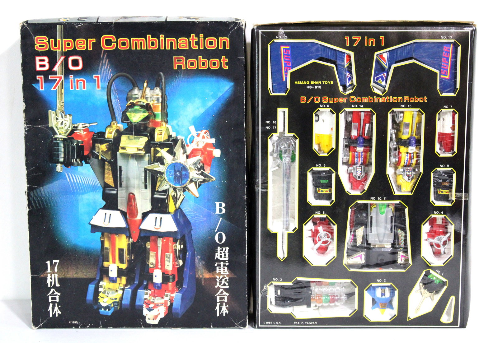 Super Combination Transformer Robot in Box, Taiwan 1985 (1 of 3)