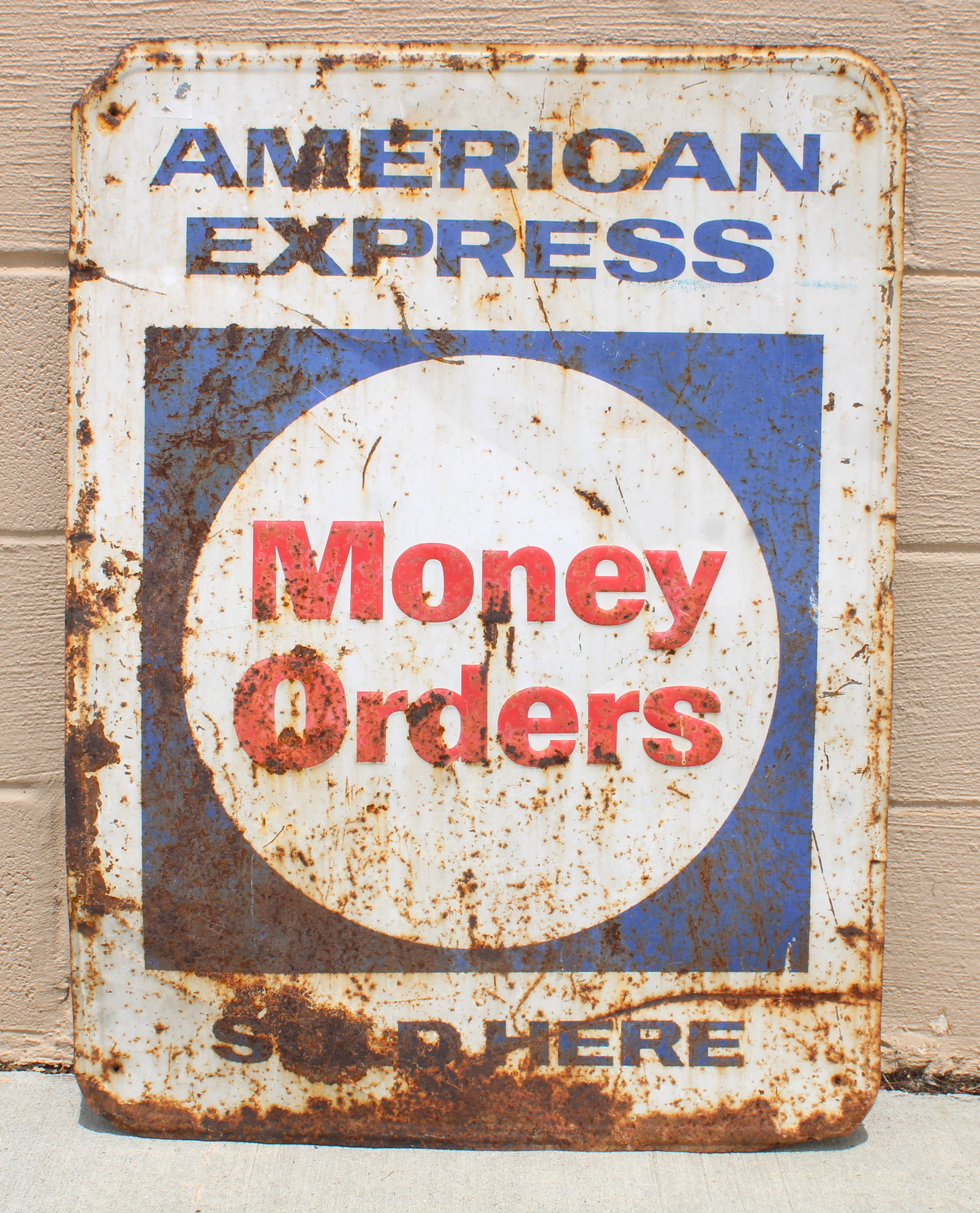 American Express Embossed Sign (1 of 2)