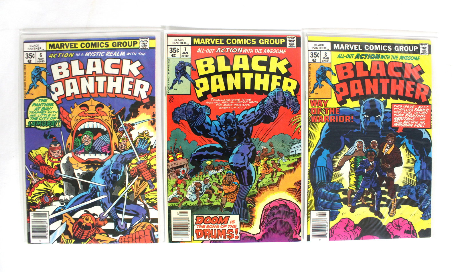 Marvel Comic Black Panther, Issues 6, 7 and 8 (1 of 1)