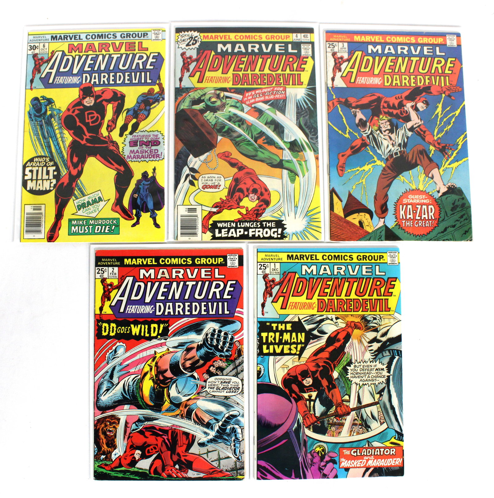Marvel Comics Adventure Feat. Daredevil Comic Books (1 of 1)