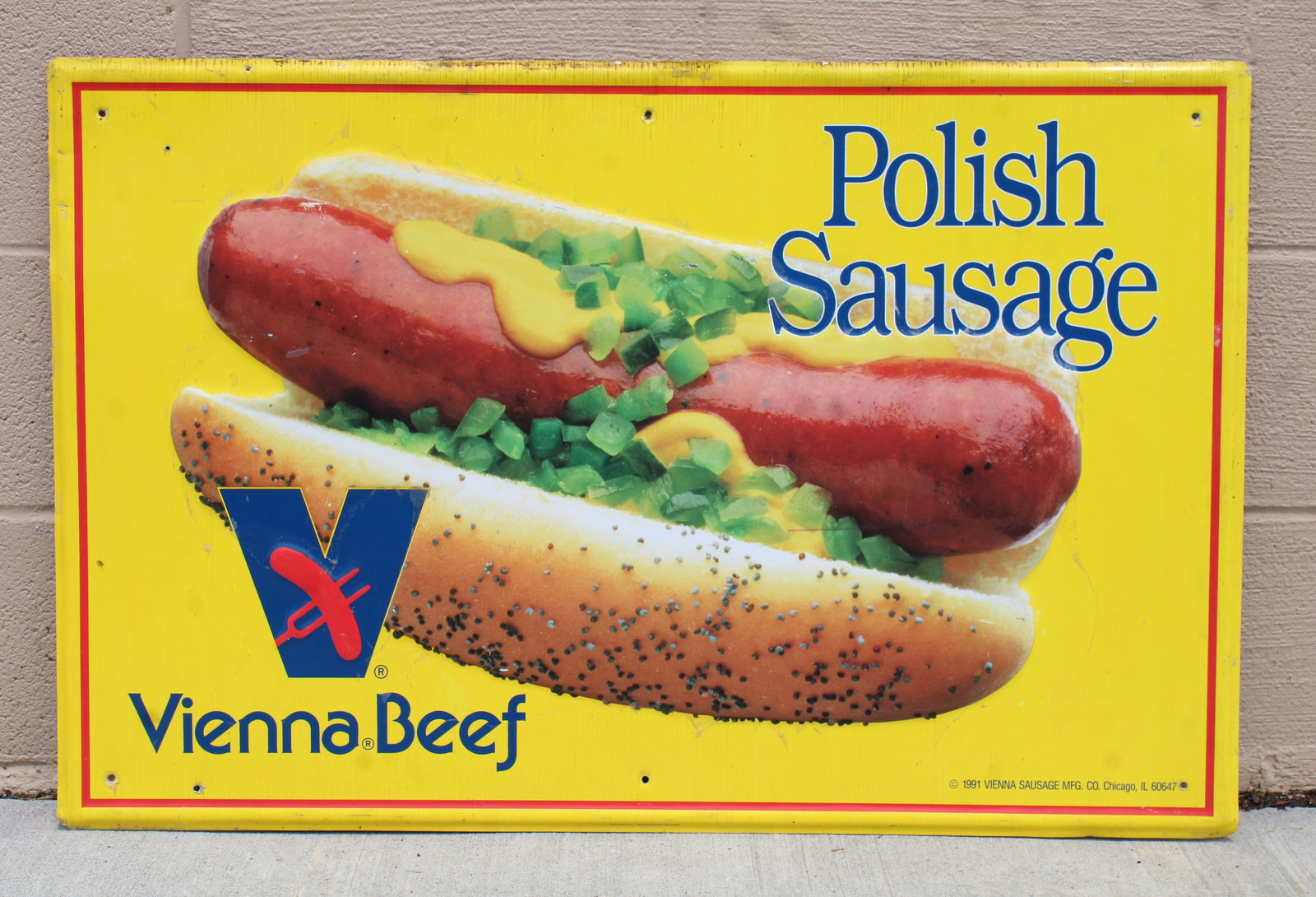 Vienna Beef Polish Sausage Sign (1 of 2)