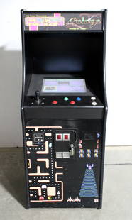 Multicade 19-in-1 Arcade Game: Multicade includes 19 different games (does not include pac-man or galaga). This item requires third-party shipping or pickup arrangements to be made. Dimensions: 64 x 25 x 28