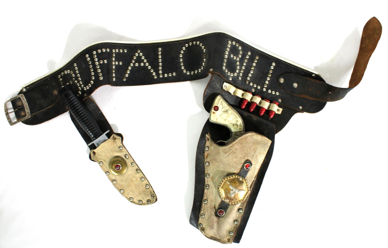 Buffalo Bill Toy Cap Gun and Holster: In-house shipping available.