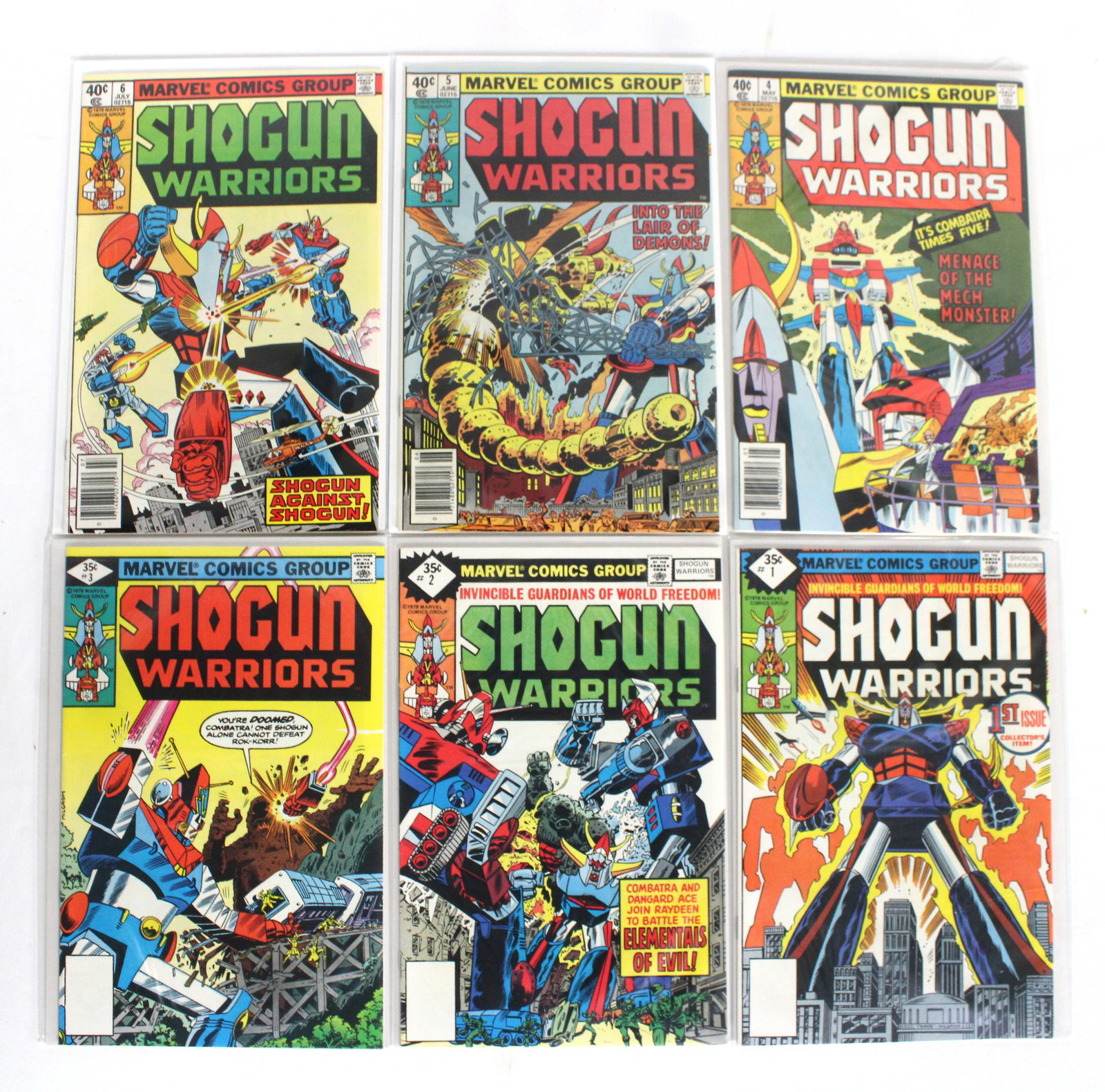Marvel Shogun Warriors Comic Books, Issues 1-6 (1 of 1)
