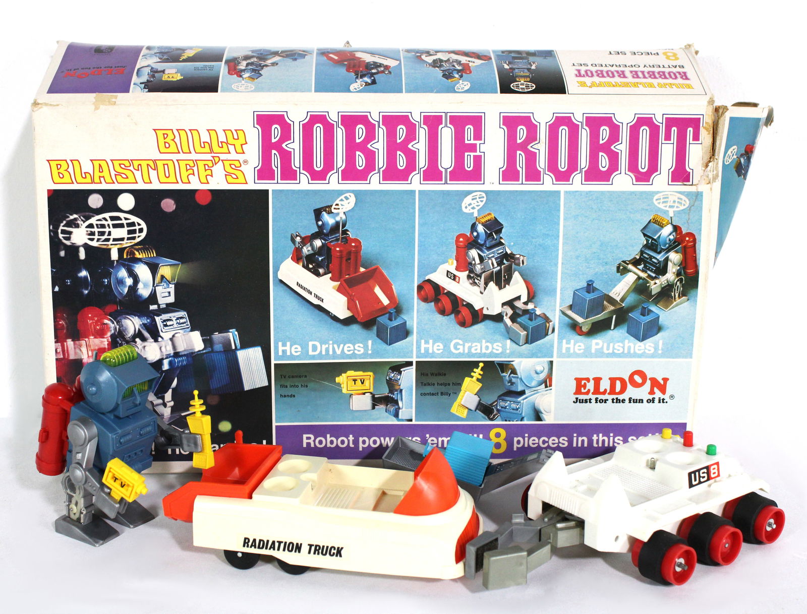 Billy Blastoff's Robbie Robot Battery Operated Toy Set with Box (1 of 4)