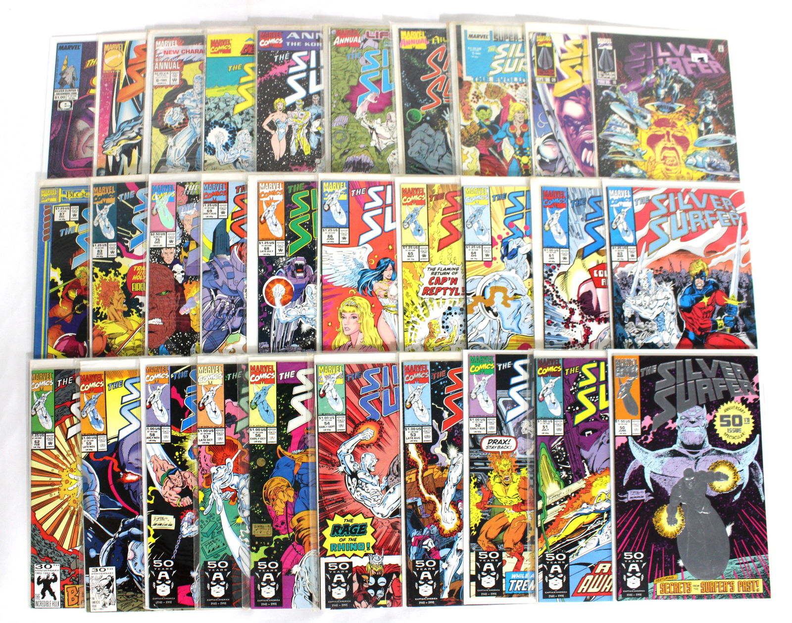 Marvel Comics Silver Surfer Comic Books, Lot 2 (1 of 1)