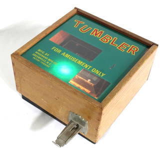 Tumbler Coin Op Dice Roll Bar Arcade Game: Working. This item requires third-party shipping or pickup arrangements to be made. Dimensions: 9 x 14 x 17