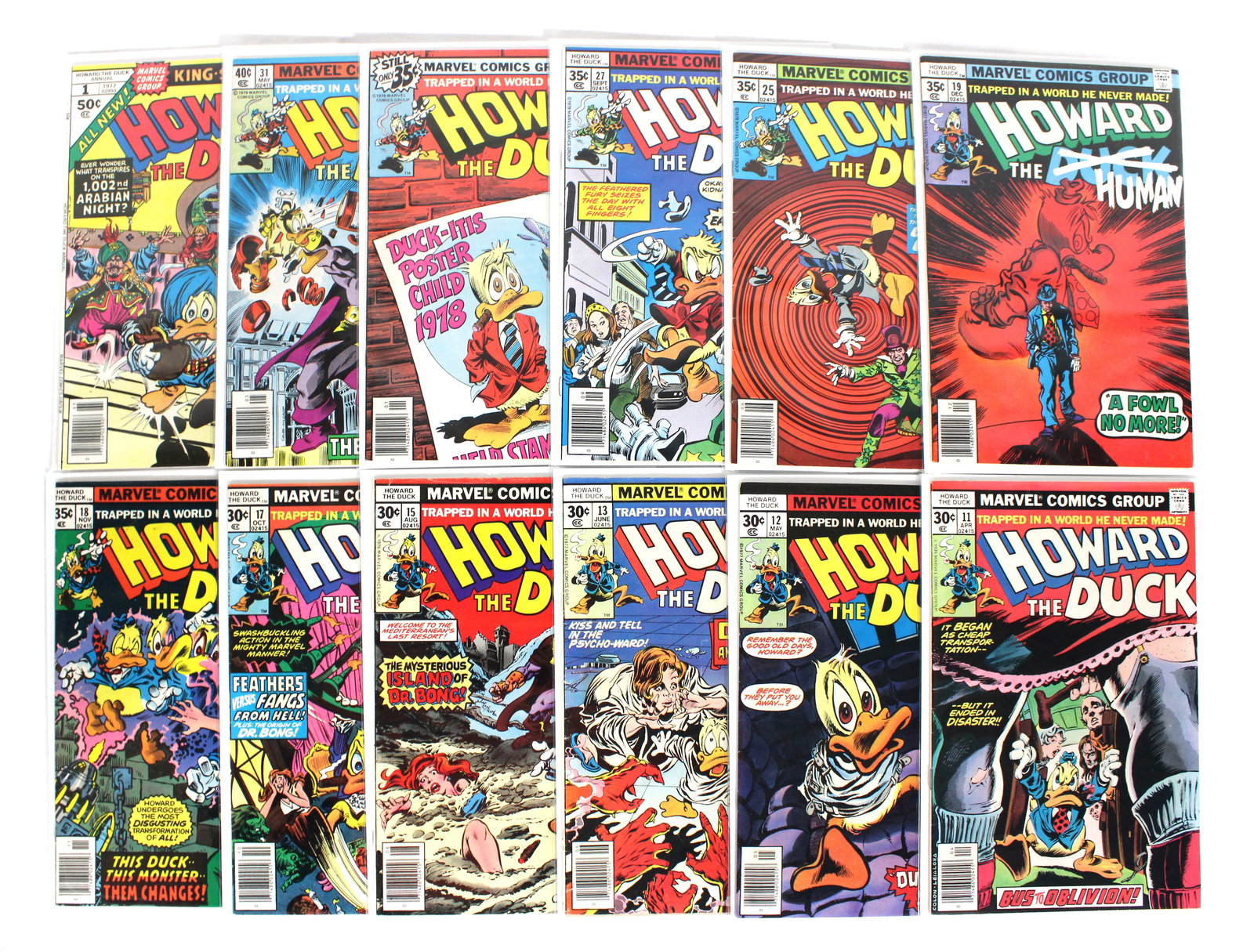 Marvel Comics Howard the Duck Comic Books, Lot 3 (1 of 1)