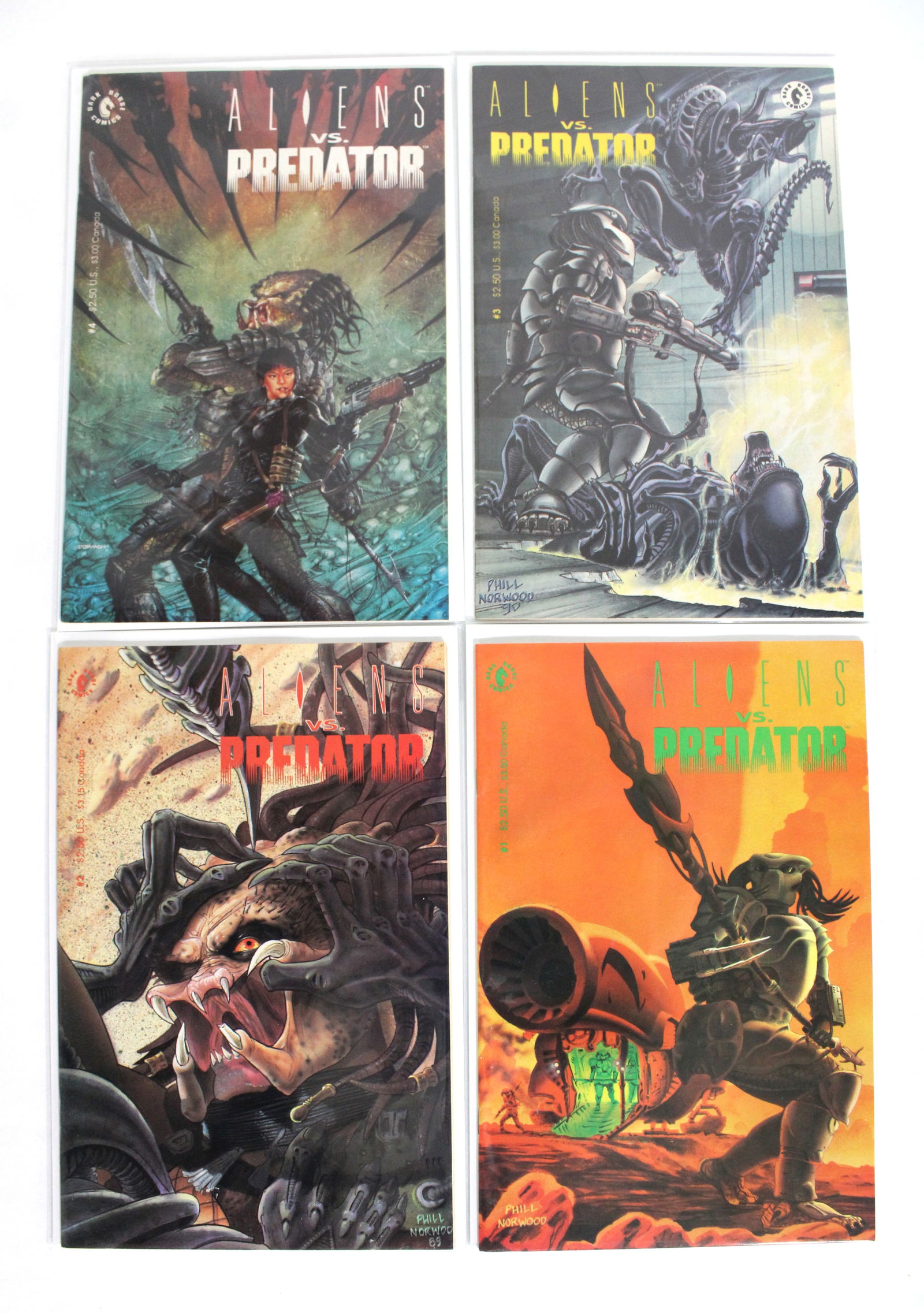Dark Horse Comics Aliens Vs. Predator Comic Books, Issues 1-4 (1 of 1)