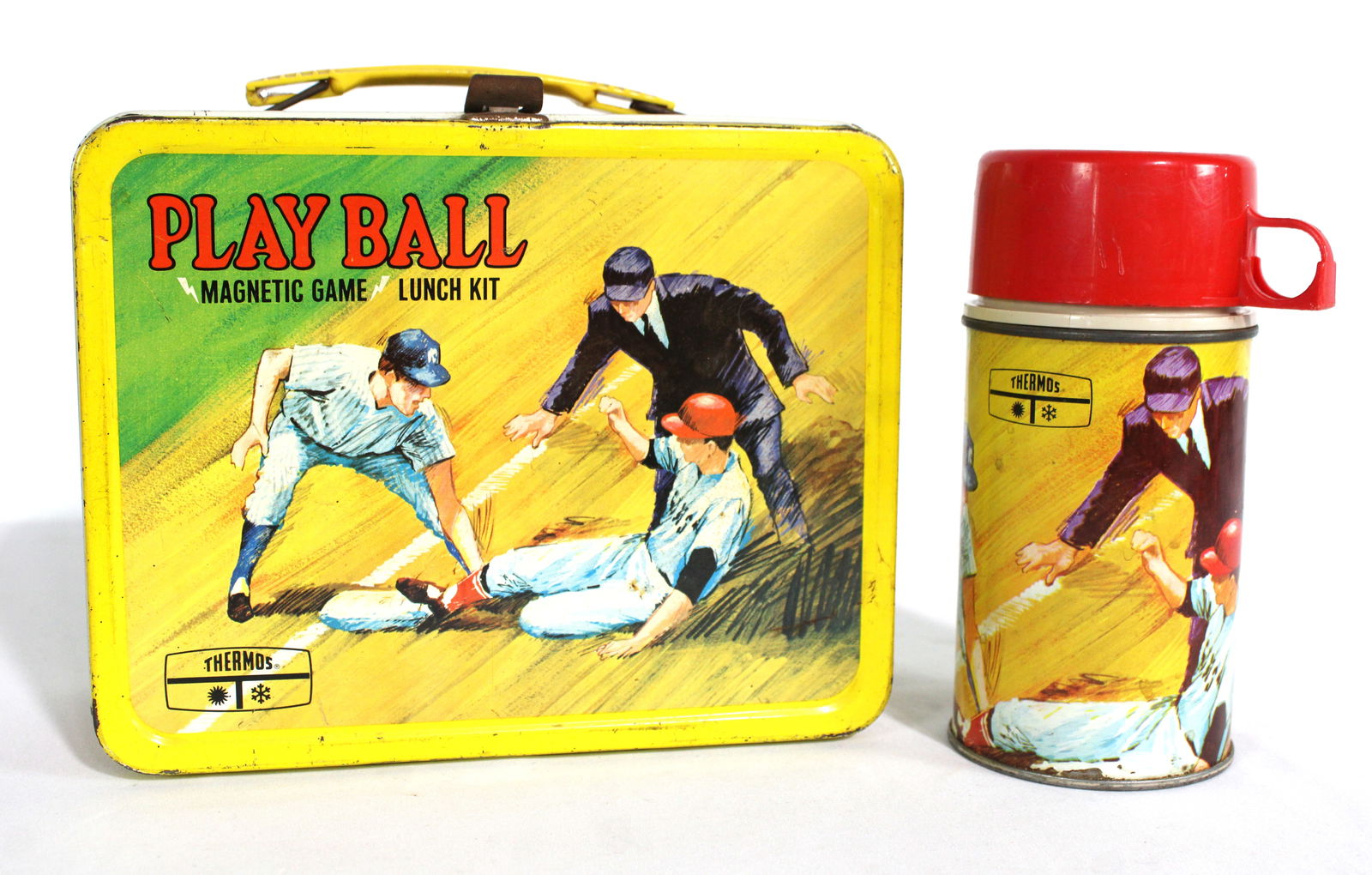 Play Ball Tin Thermos Lunchbox with Thermos (1 of 3)