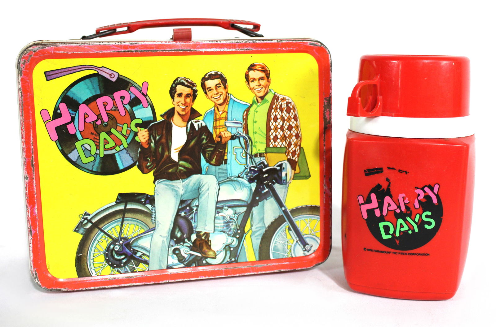 Happy Days Thermos Tin Lunchbox with Thermos (1 of 3)