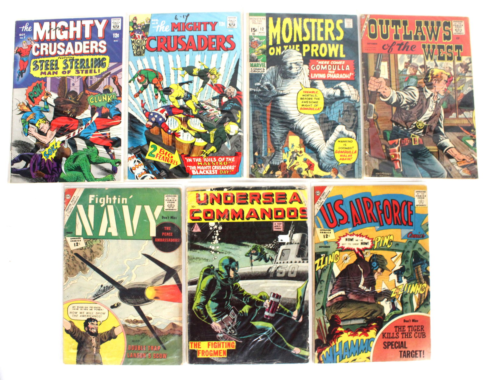 Assorted Classic Comics incl. U.S. Air Force and Outlaws of the West (1 of 1)