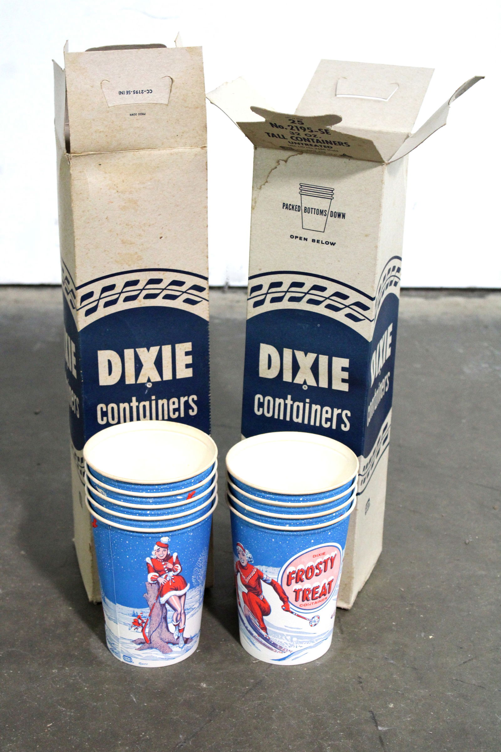 NOS Dixie Ice Cream Cups "Frosty Treat" (1 of 3)