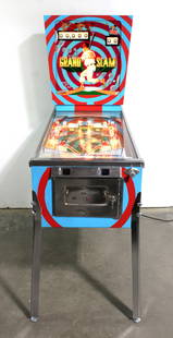 Gottlieb Grand Slam Wedgehead Pinball Machine: Working. This item requires third-party shipping or pickup arrangements to be made. Dimensions: 70 x 26 x 54