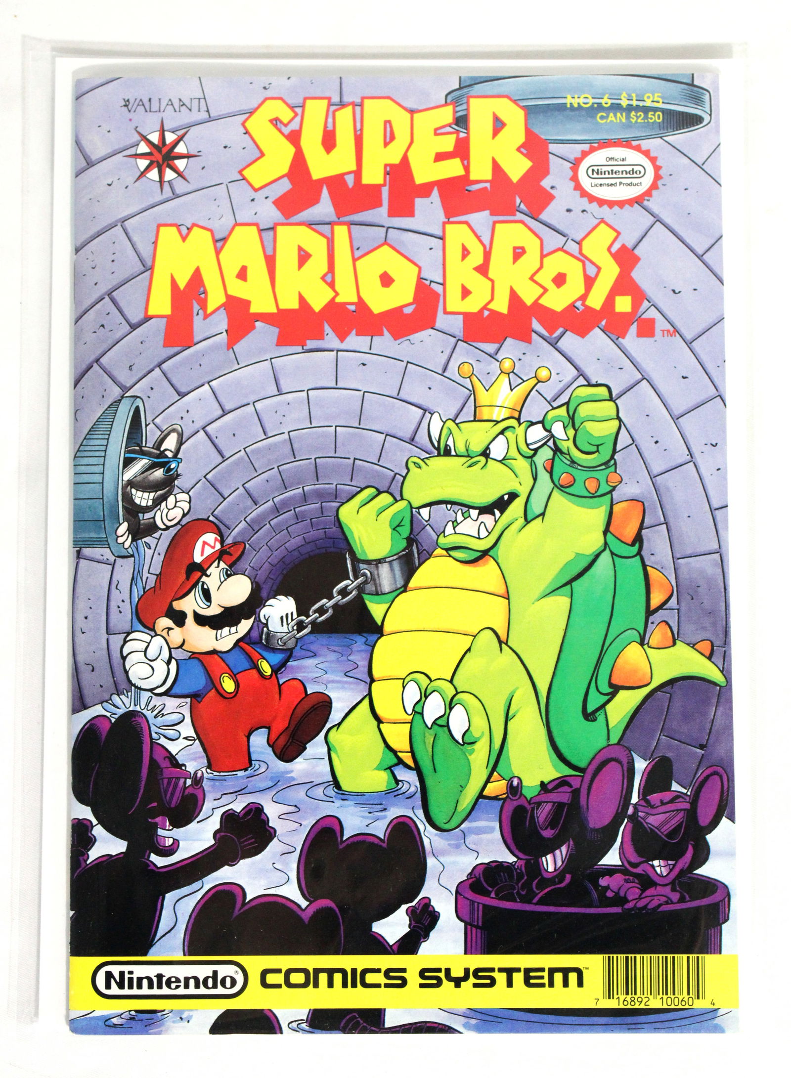 Valiant Comics Nintendo Comic Systems Adventures of the Super Mario Bros. Comic Book, Issue 6 (1 of 1)