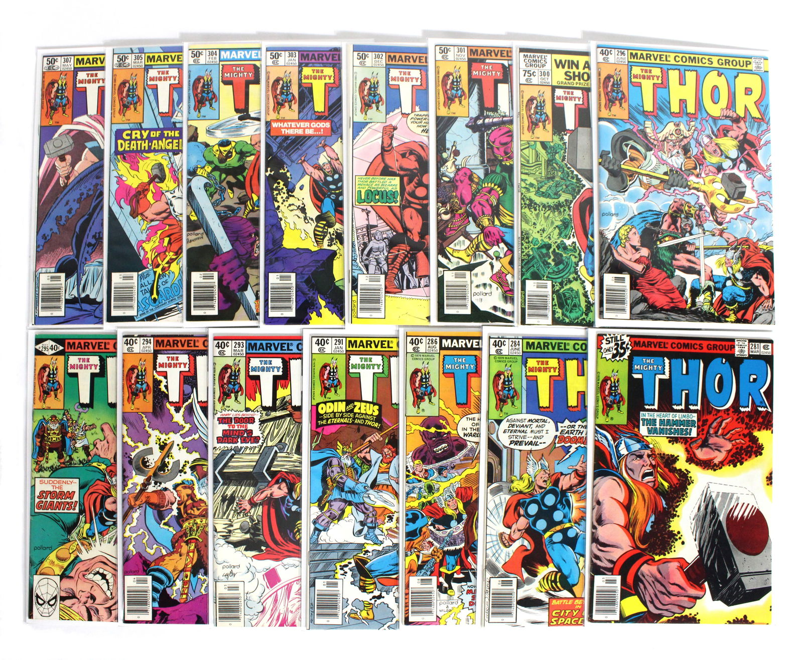 Marvel Comics The Mighty Thor Comic Books, Lot 3 (1 of 1)