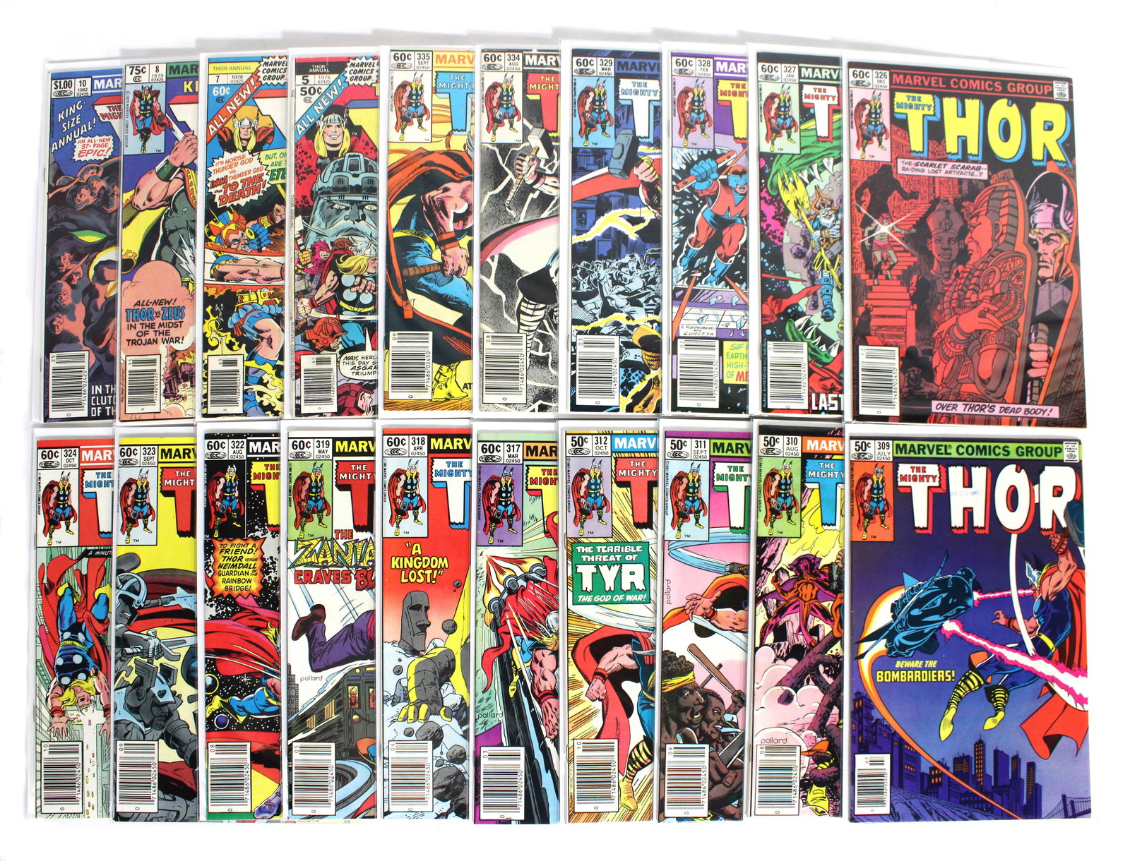 Marvel Comics The Mighty Thor Comic Books, Lot 4 (1 of 1)