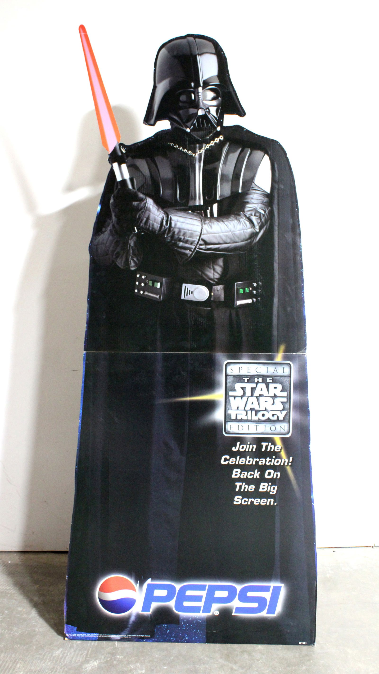 7FT Star Wars Darth Vader / Pepsi Cardboard Standee (1 of 2)