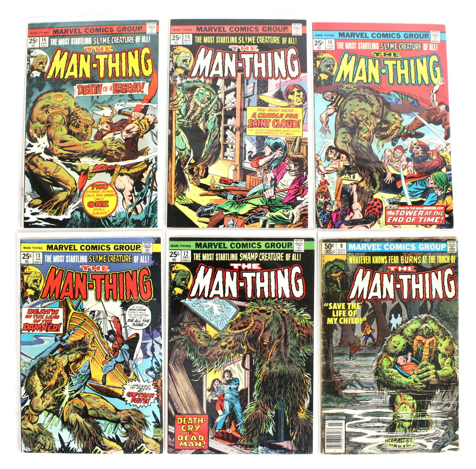 Marvel Comics The Man-Thing Comic Books (1 of 1)