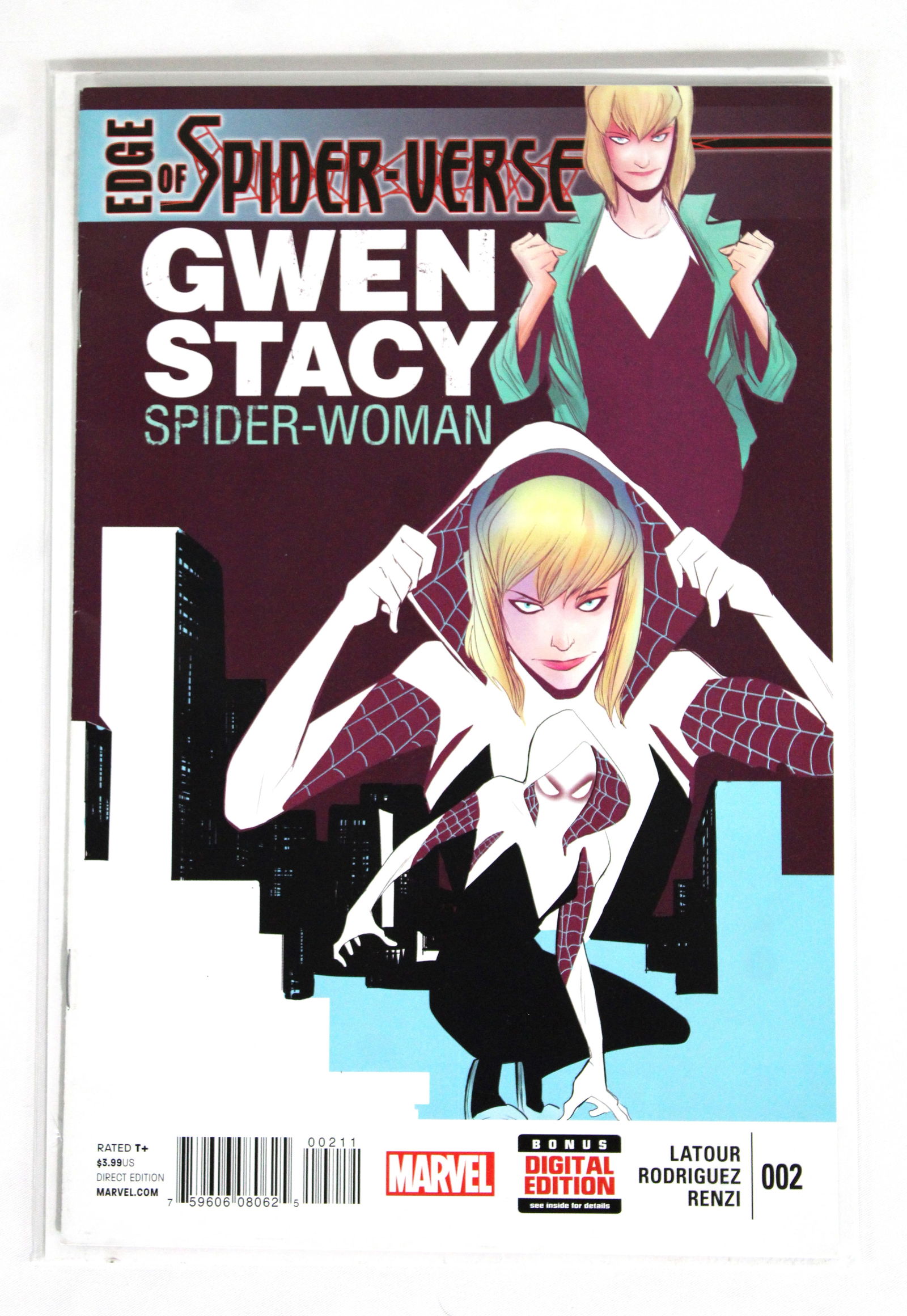 Marvel Comics Gwen Stacy Spider-Woman Comic Book, Issue 2 (1 of 3)