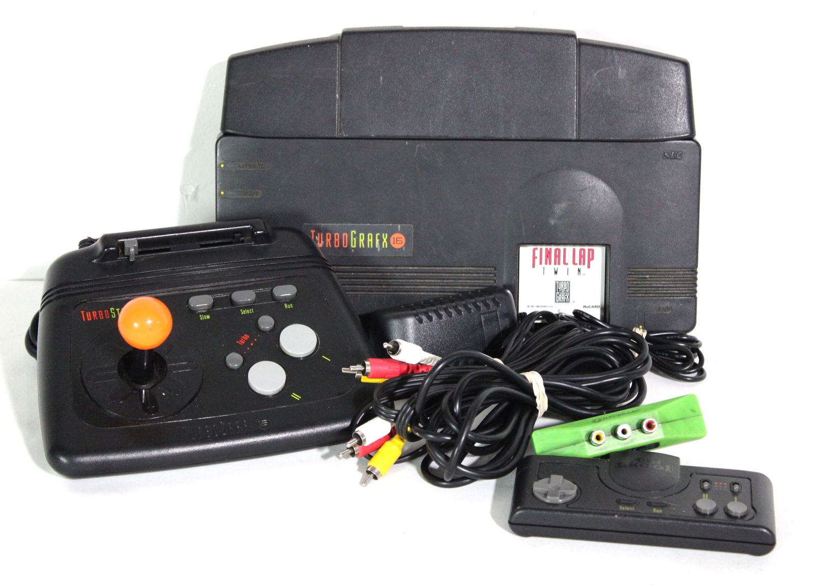 Turbo Grafx 16 Console with Controler and Final Lap Game (1 of 1)