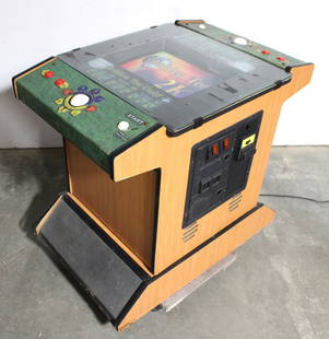 Golden Tee Cocktail Arcade Game: Working. Has a new LCD monitor. Dimensions: 38 x 42 x 28