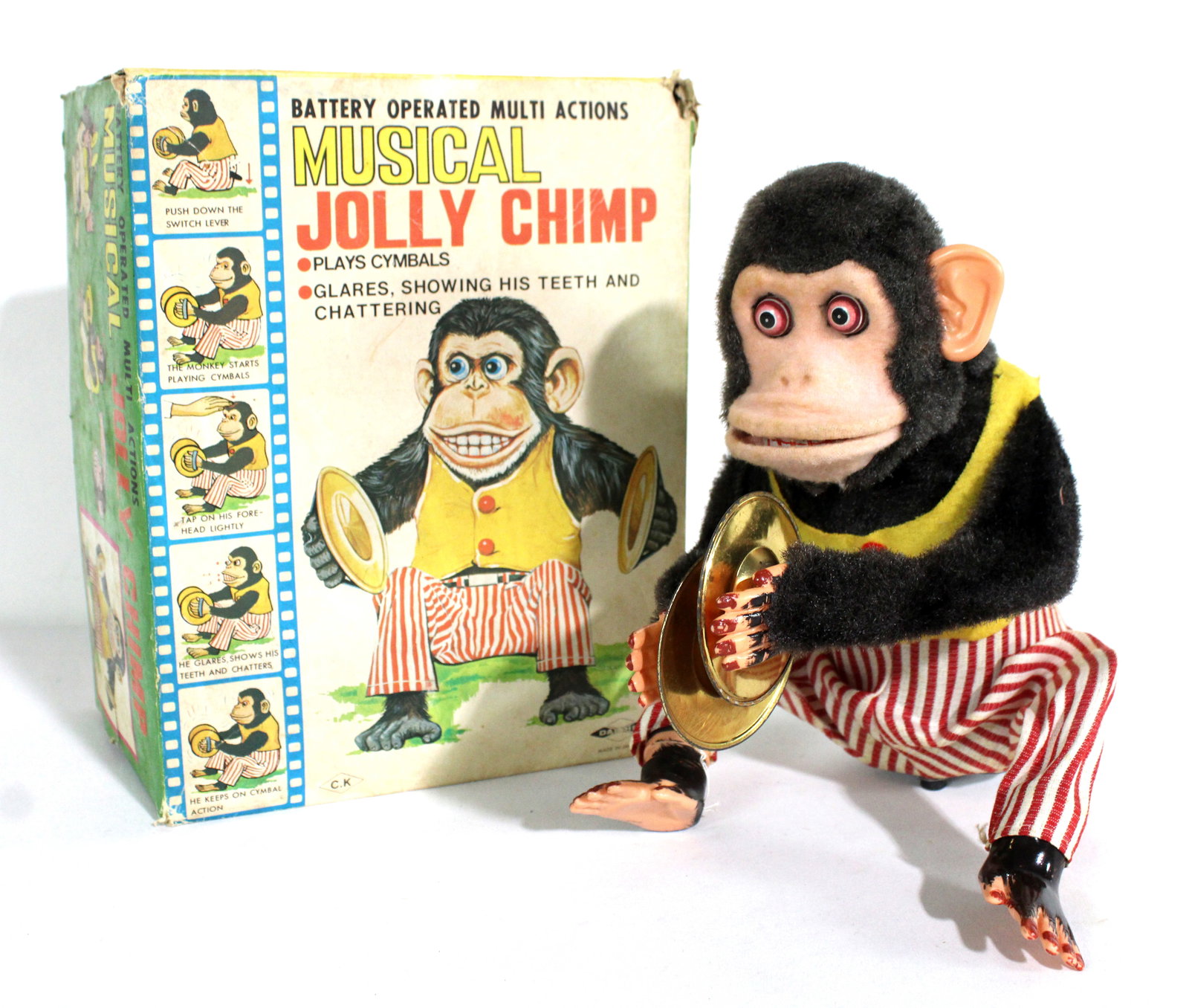 Musical Chimp Battery Operated Toy with Box (1 of 3)