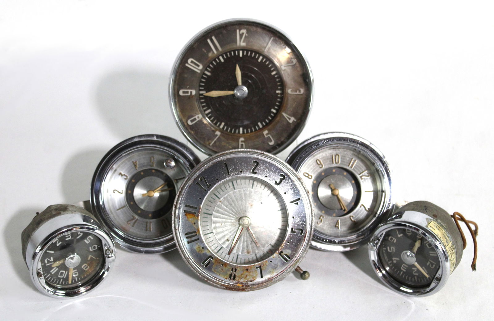 Auto Dash Clocks, 1940s-50s, Lot 3 (1 of 2)