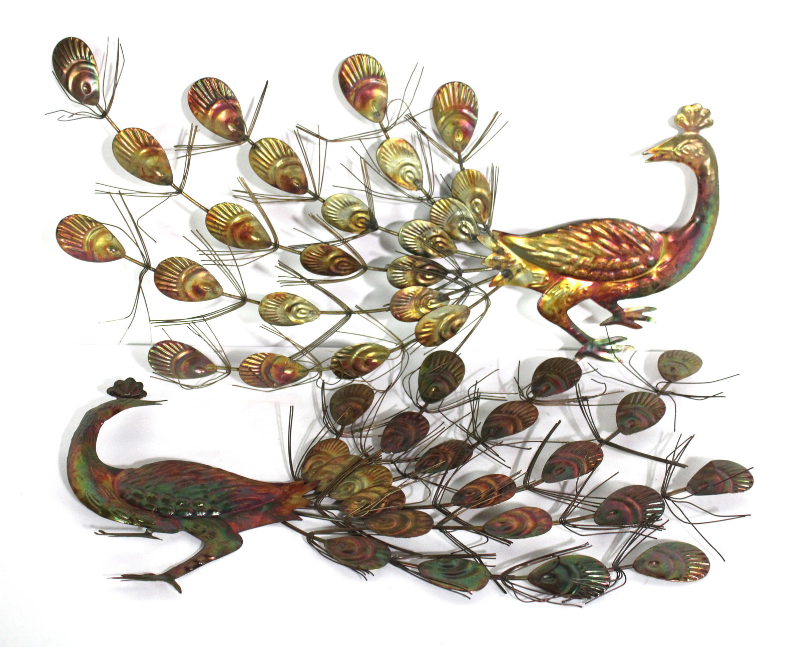 MCM Peacock Wall Hangings (1 of 2)