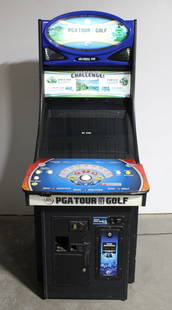 PGA Tour Arcade Game: Flatscreen monitor. No computer. Dimensions: 80 x 30 x 43