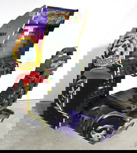 Cruis'n Exotica Sit Down Racing Arcade Game: Plays blind. No monitor chasis. This item requires third-party shipping or pickup arrangements to be made. Dimensions: 68 x 31 x 63