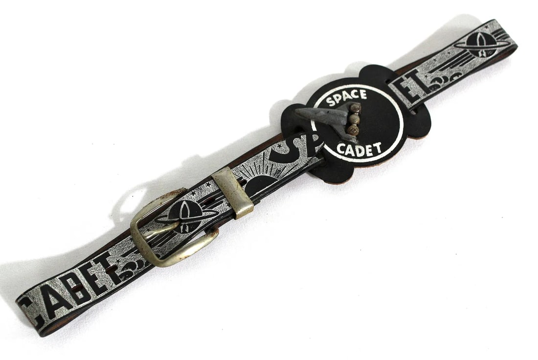 Space Cadet Leather Kids Belt: In-house shipping available.
