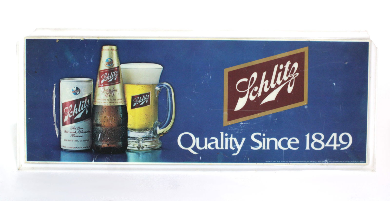 Schlitz Beer Light Up Sign (1 of 3)