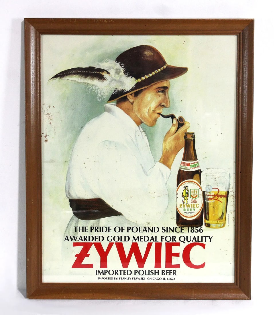 Zywiec Beer Advertisement, Framed (1 of 1)