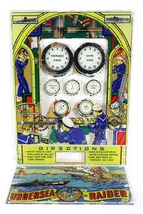 Undersea Raider Arcade Marquee Glass: This item requires third-party shipping or pickup arrangements to be made.
