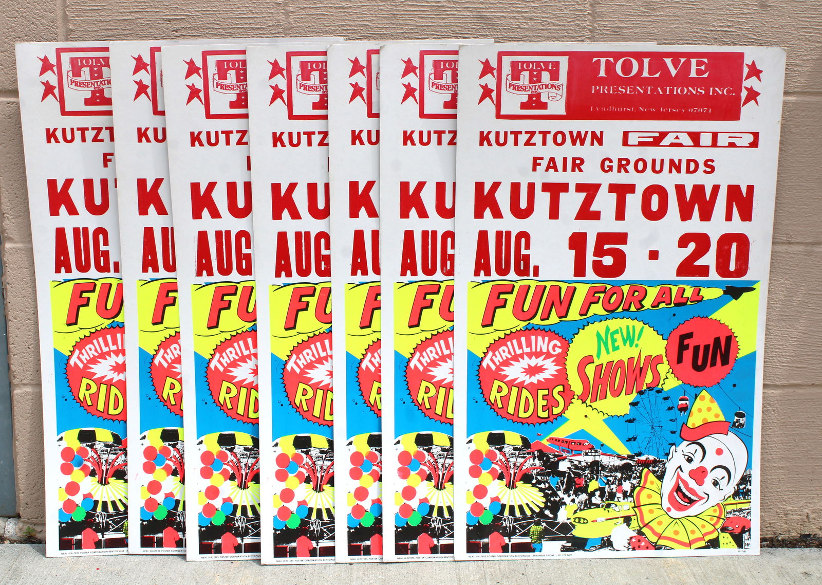 Kutztown Fair / Amusement Posters, Lot 2 (1 of 1)