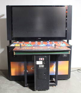 Sega Virtua Tennis Pedestal Arcade Game: Complete. Untested. Dimensions: 80 x 69 x 48