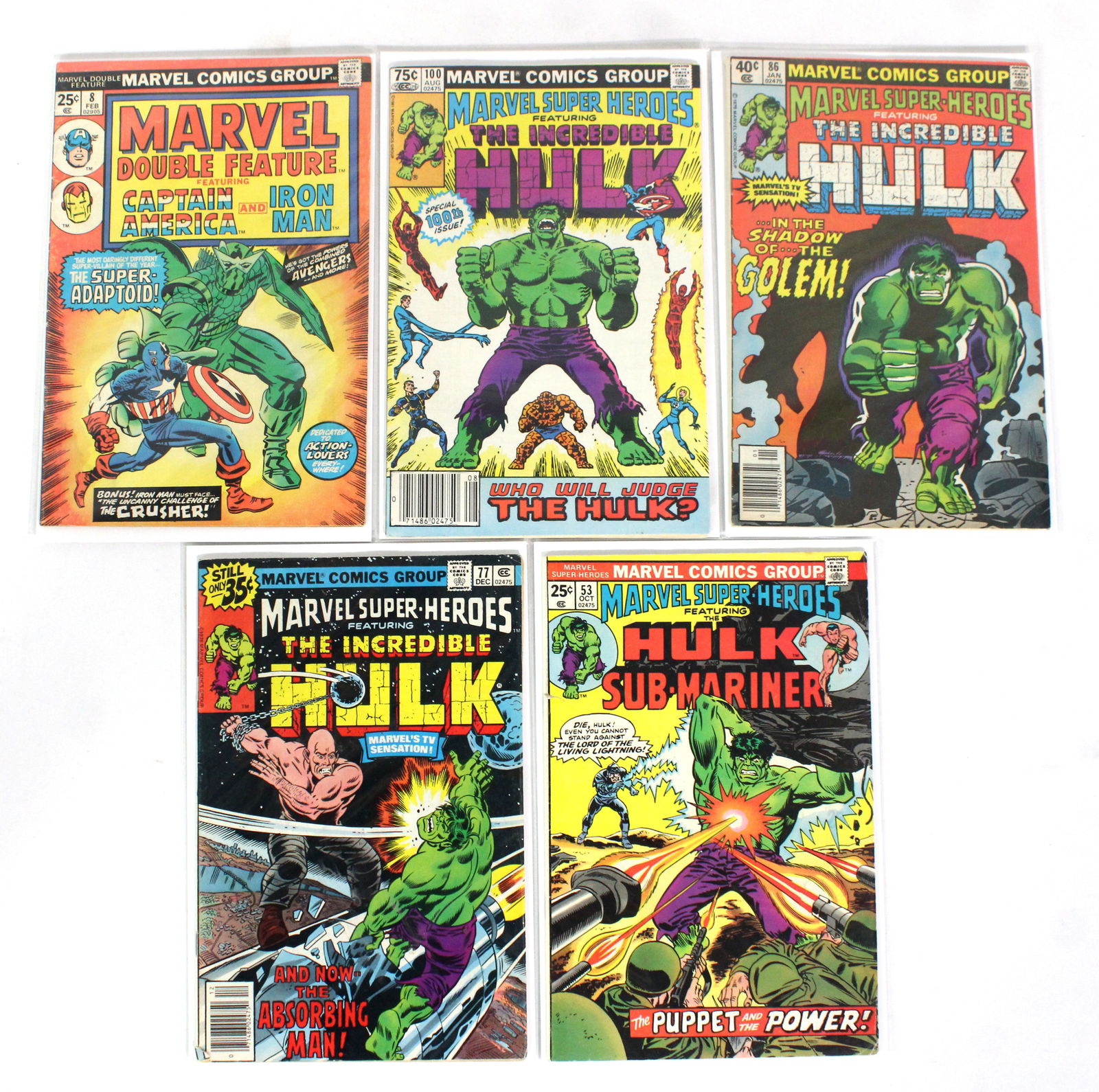 Marvel Comics Marvel Super Heroes and Double Feature Comic Books (1 of 1)