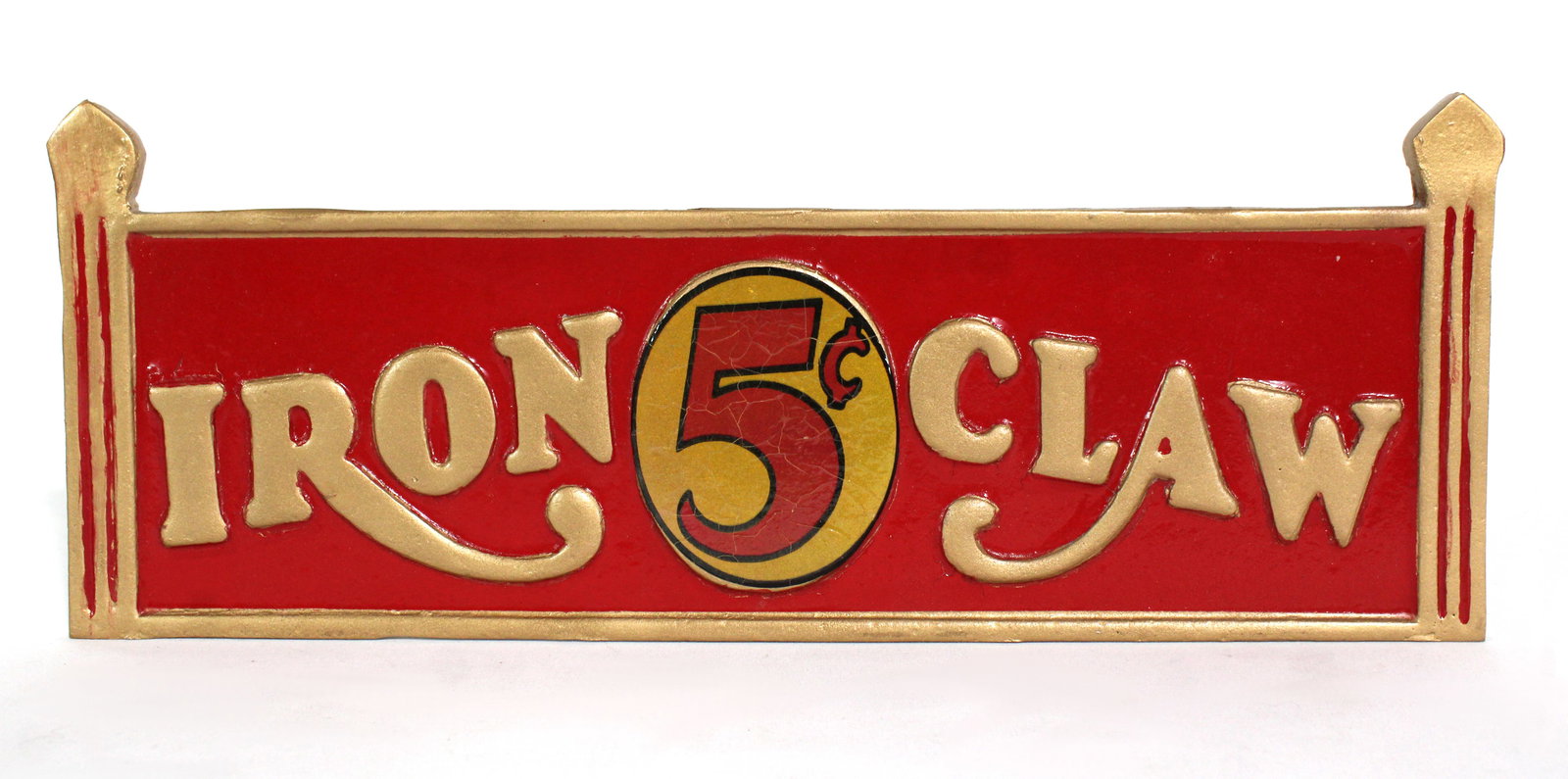 Iron Claw 5 Cent Crane Arcade Marquee (1 of 2)