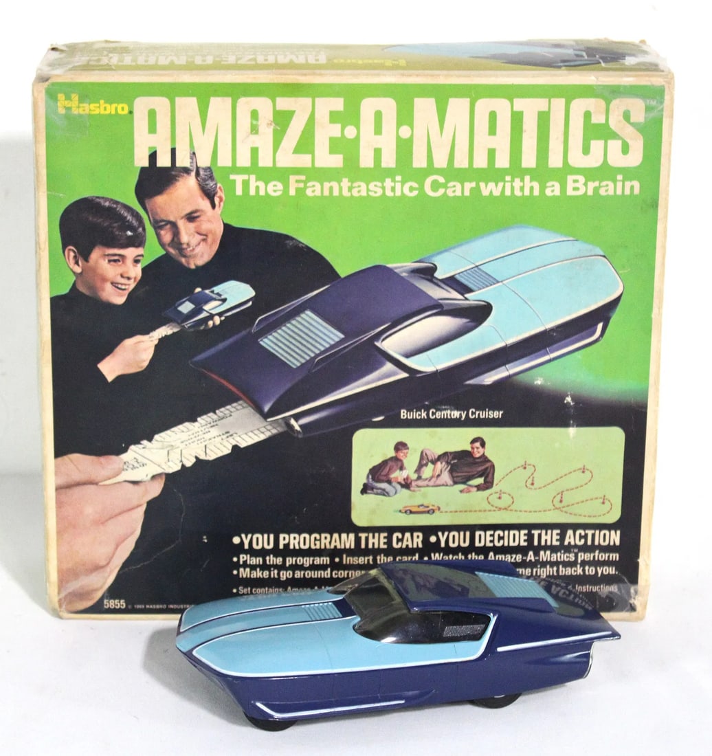 Hasbro Amaze-A-Matics, The Fantastic Car with a Brain Toy in Box: In-house shipping available.