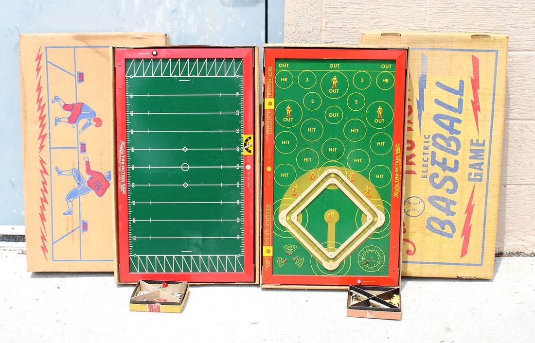Tudor Electric Football & Baseball Games: This item requires third-party shipping or pickup arrangements to be made.