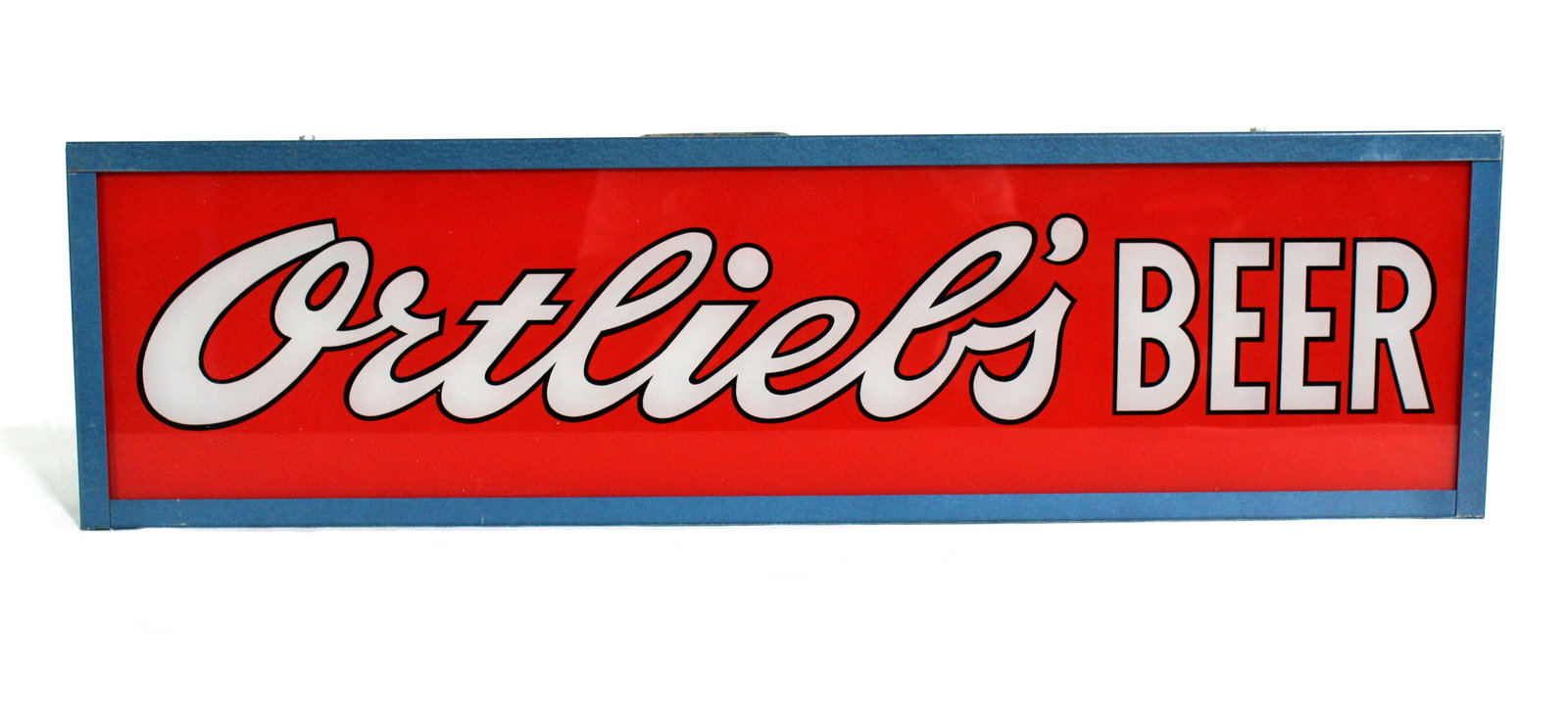 NOS Ortlieb's Beer Glass Front Light Up Sign (1 of 3)
