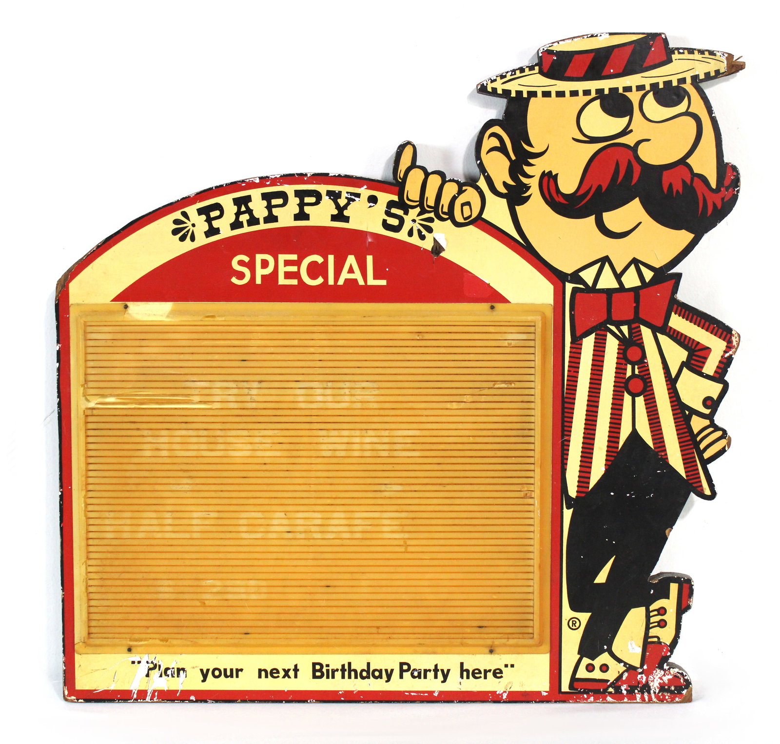 Pappy's Restaurant Menu Board (1 of 1)