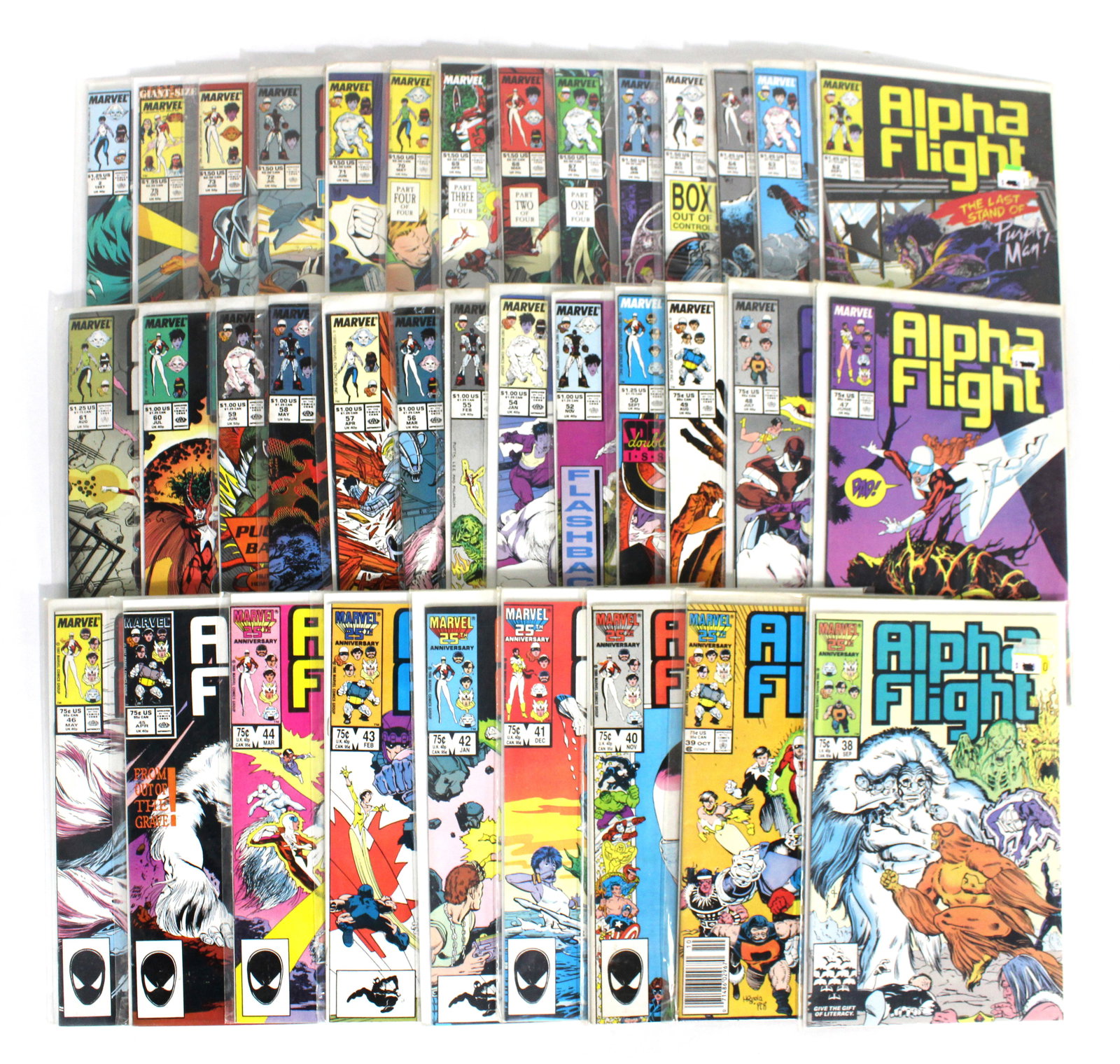 Marvel Comics Alpha Flight Comic Books, Lot 2 (1 of 1)