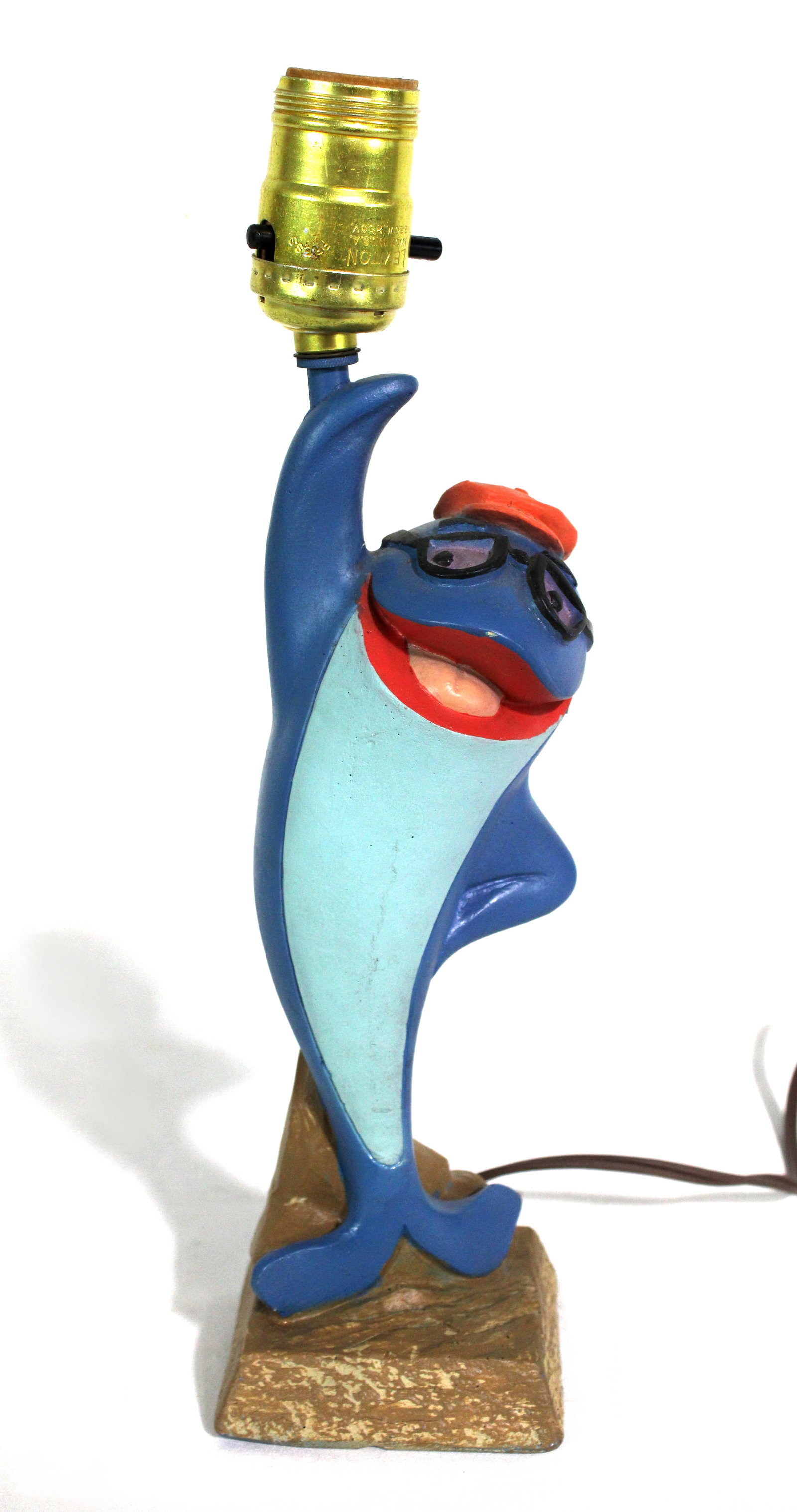 Starkist Charlie the Tuna Chalkware Lamp, 1970 (1 of 3)