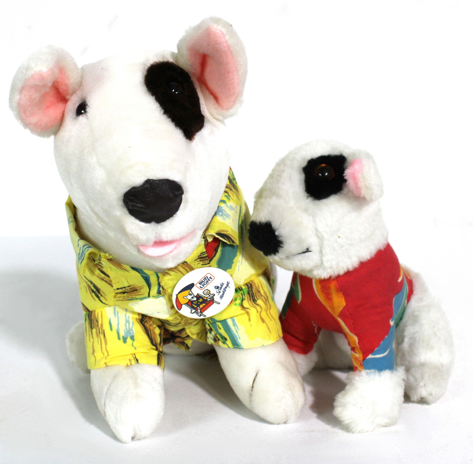 Bud Light Spudz Mackenzie Plush Dogs, 1980s (1 of 3)